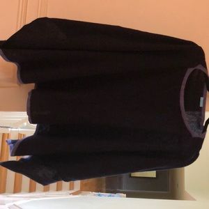 J. mcLaughlin Cashmere Navy Poncho